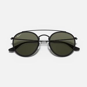 RayBan Round Double Bridge Sunglasses
